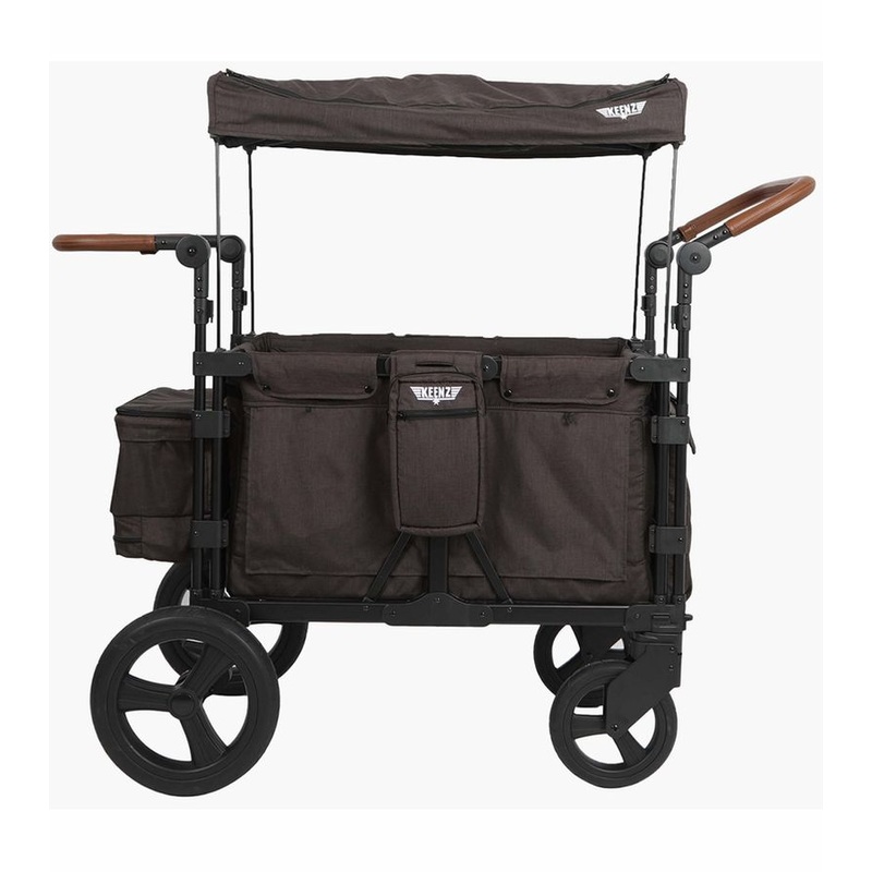 Keenz OPEN BOX XC Luxury Comfort (2 Seater) Stroller Wagon – Charcoal Black
