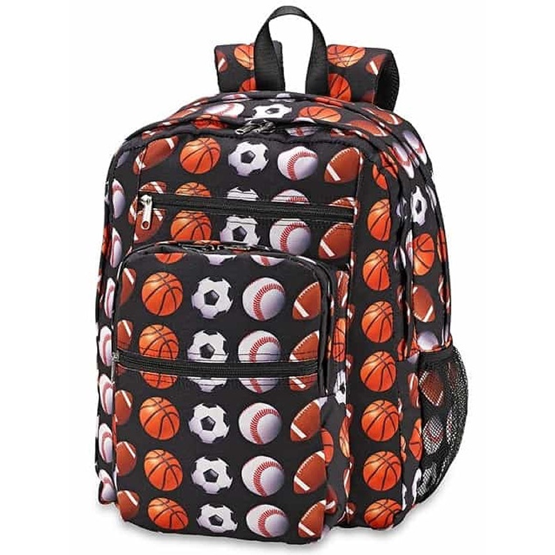 Top Trenz 5 Zipper Kid Backpack – Sports