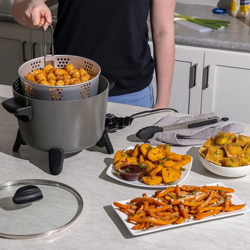 Big Kettle Ceramic Deep Fryer/Multi-Cooker (See Description)
