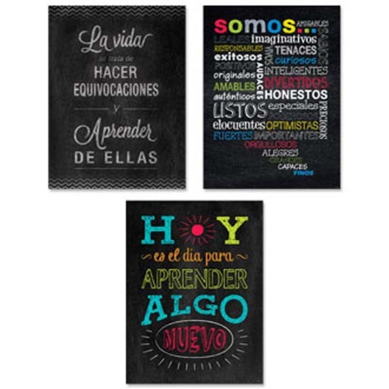 Chalk It Up! Spanish Inspire U Poster 3-Pack