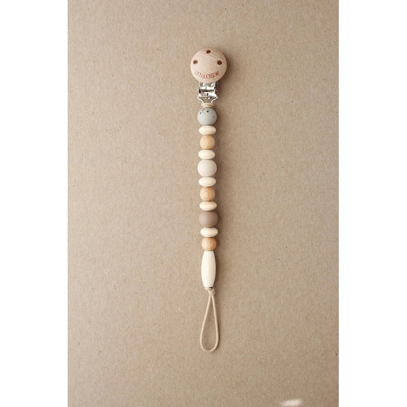 Omar Pacifier Clip – Ash