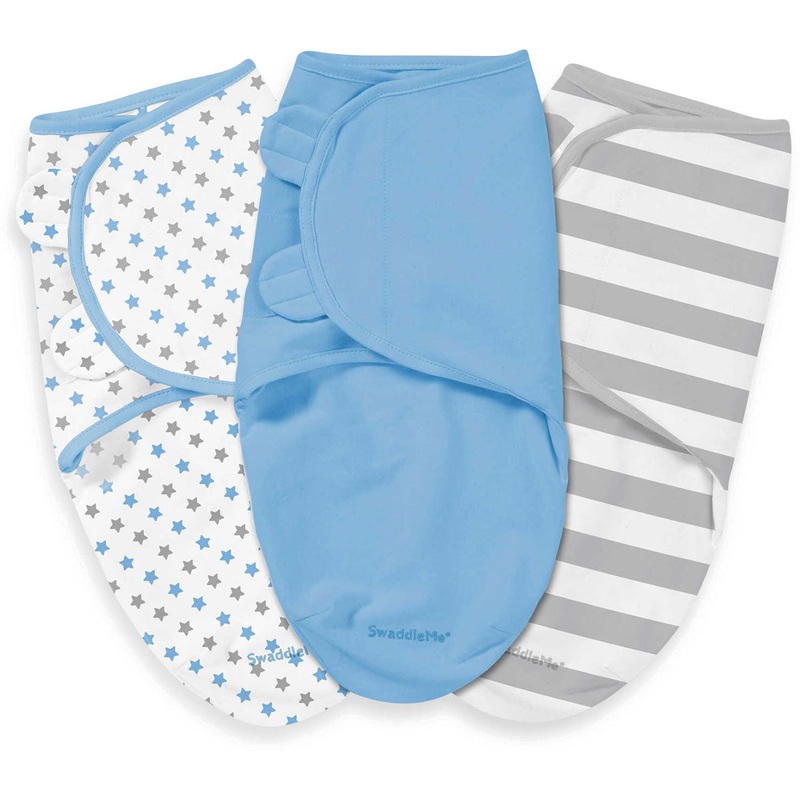 Summer Infant SwaddleMe Original Swaddle, 3-Pack, Small – Stars Stripes