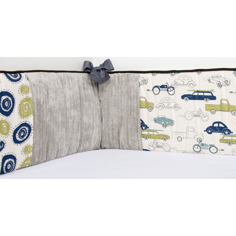 Sweet Potato Uptown Traffic Crib Bumper