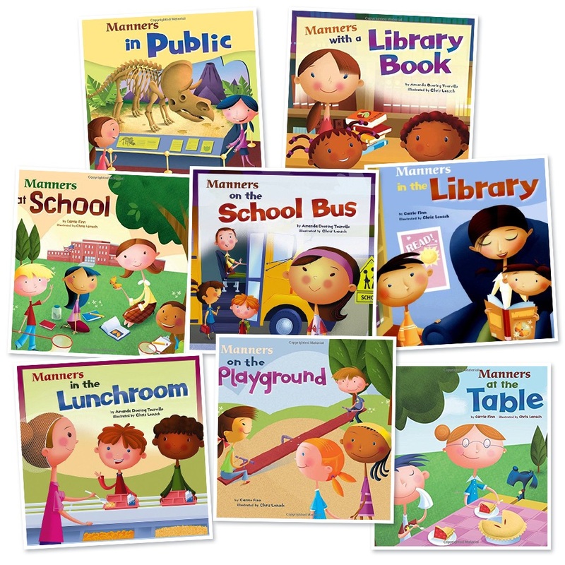 Way To Be! Manners Paperback Book (Set of 8)