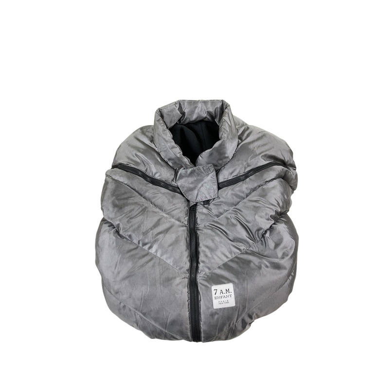 7 A.M. Enfant Car Seat Cocoon, Metallic Grey