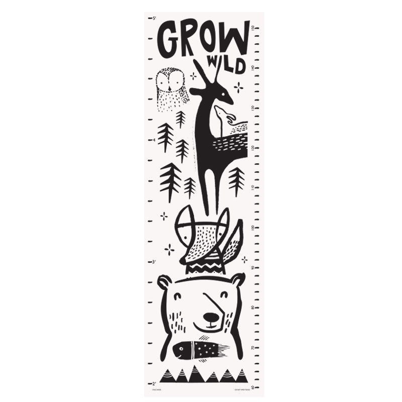 Canvas Growth Chart – Woodland
