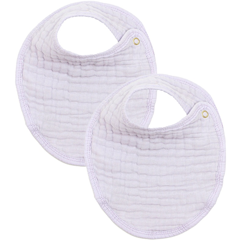 Cloud Muslin Bib 2 Pack – Lilac