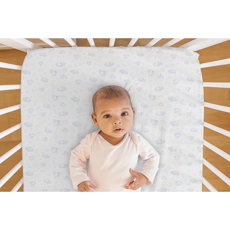 Deluxe Crib Mattress Pad – 100% Waterproof, Quilted Top, Fitted Protective Crib Mattress Pad