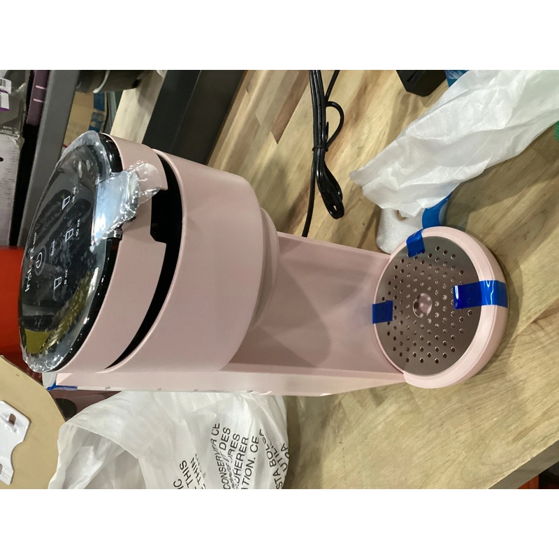 Instant Solo 2-in-1 Single Serve Coffee Maker for Ground Coffee or K-Cup Pods with 3 Brew Sizes Pink