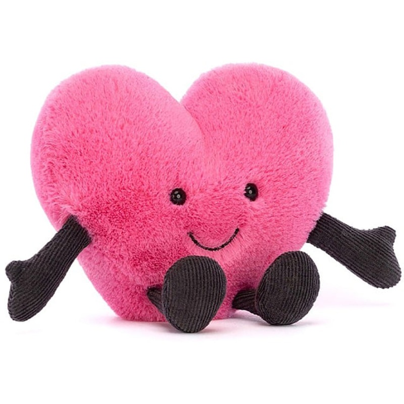 Jellycat Amuseable Pink Heart Little, 5″