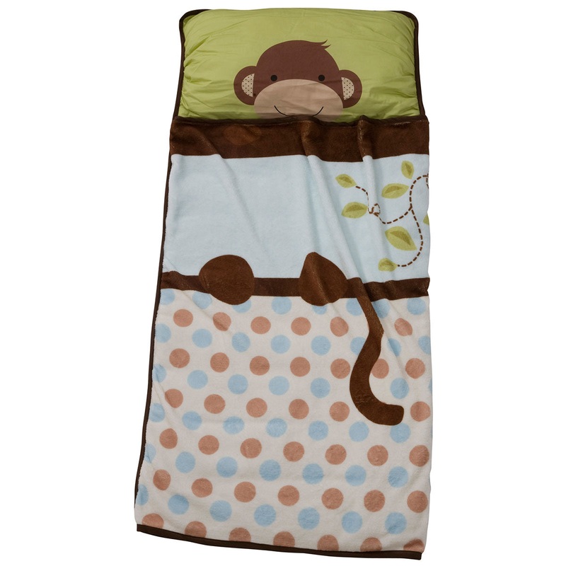 Lambs & Ivy Nap Mat – Brown Monkey