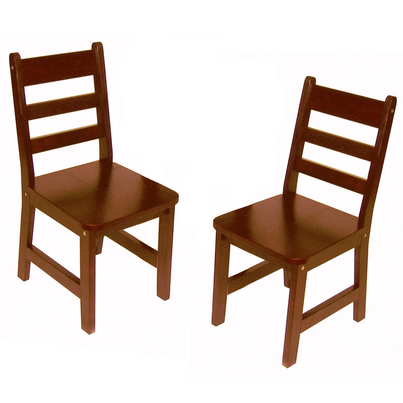 Lipper International Child’s Chairs Set of 2- Cherry