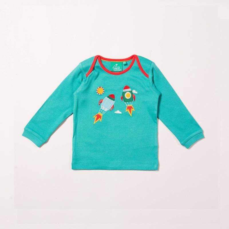 Little Green Radicals – Night Sky Appliqu T-Shirt