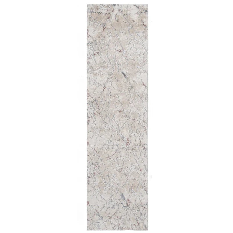 Naar 2×8 Stain-Resistant Area Rug with Non-Shedding Design and Cotton Backing Multicolor