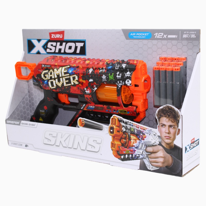 X-Shot Skins Griefer Blaster  Game Over
