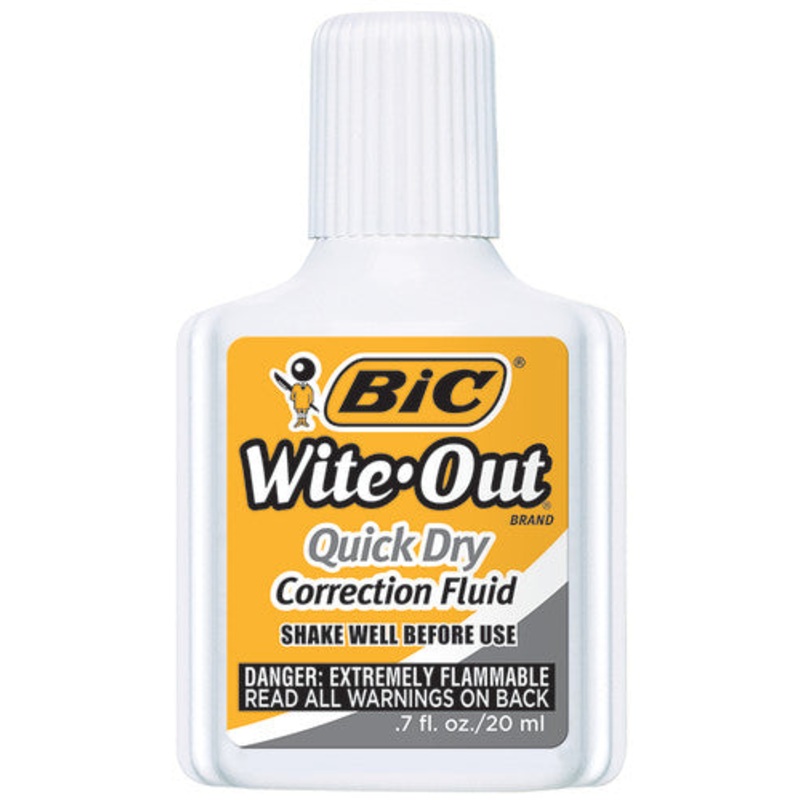 BIC Wite-Out Quick Dry Correction Fluid