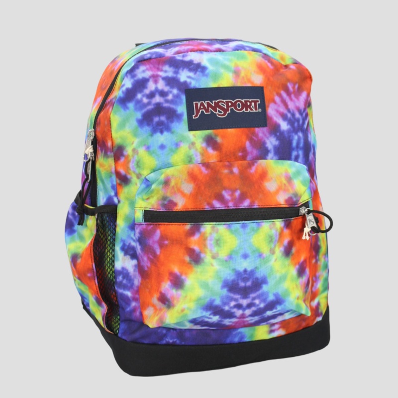 Jansport Red/Multi Hippie Days Cross Town Plus Backpack