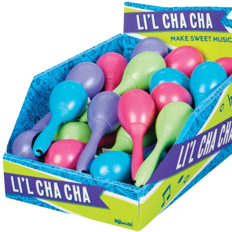 Li’l Cha Cha Maracas with Lanyard, Asst Colors Party Favors