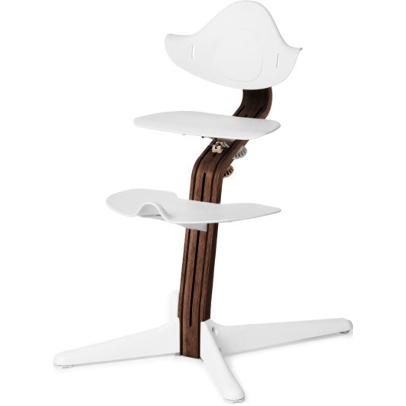Nomi High Chair – Premium Walnut / White