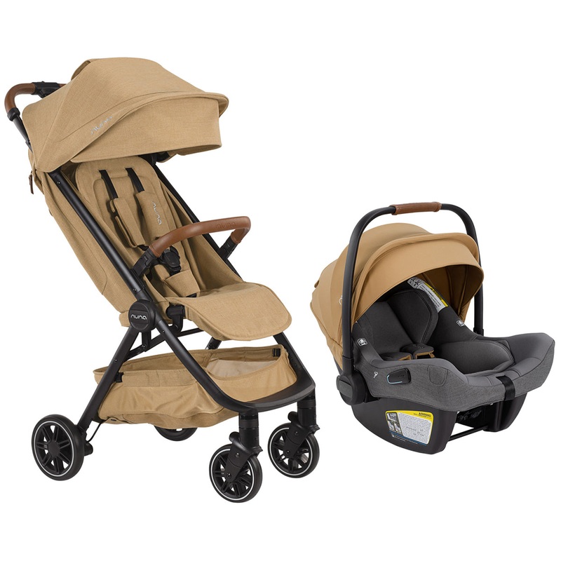 Nuna TRVL + PIPA Lite RX Travel System Bundle – Camel