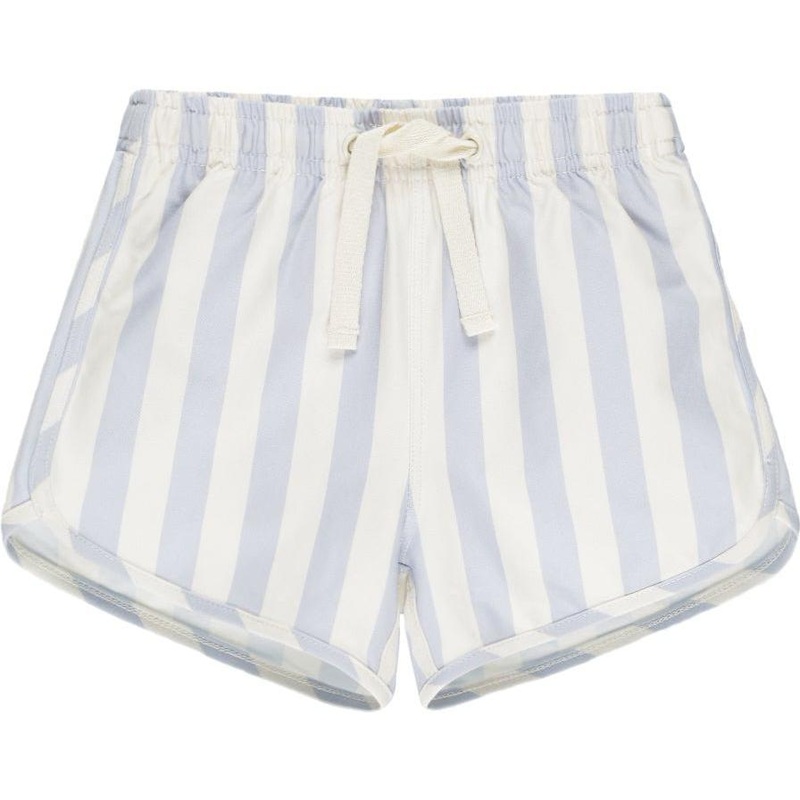 Rylee + Cru Swim Trunk || Blue Stripe