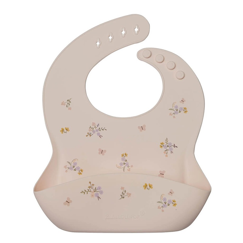 Silicone Printed Bib Ditsy Floral