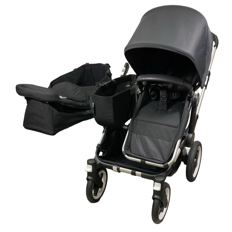 Bugaboo Donkey 5 Mono Stroller, 2024, Aluminum, Midnight Black, Midnight Black