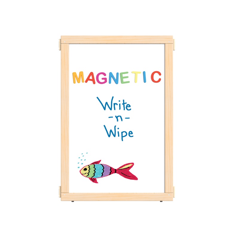 Jonti-Craft KYDZ Suite Panel – A-height – 24″ Wide – Magnetic Write-n-Wipe