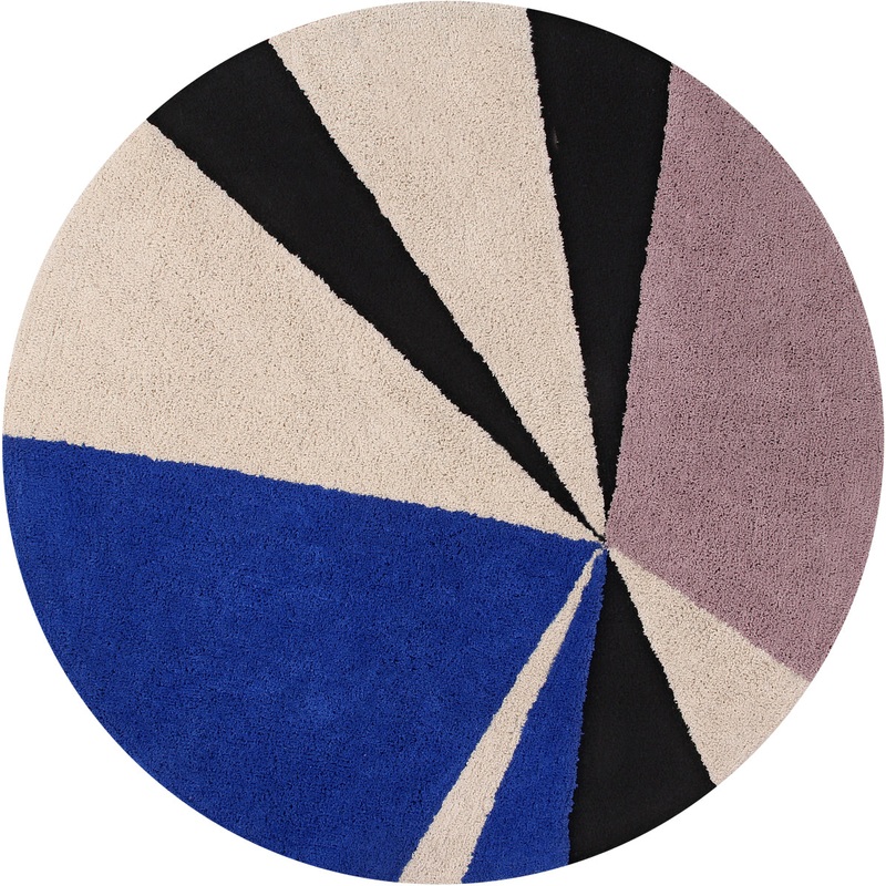 Lorena Canals Geometric Rug – Klein (5’3”)