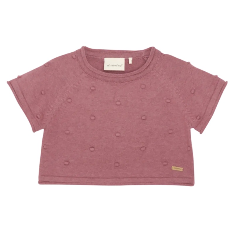Minymo – Knit Slipover – Dark Mauve