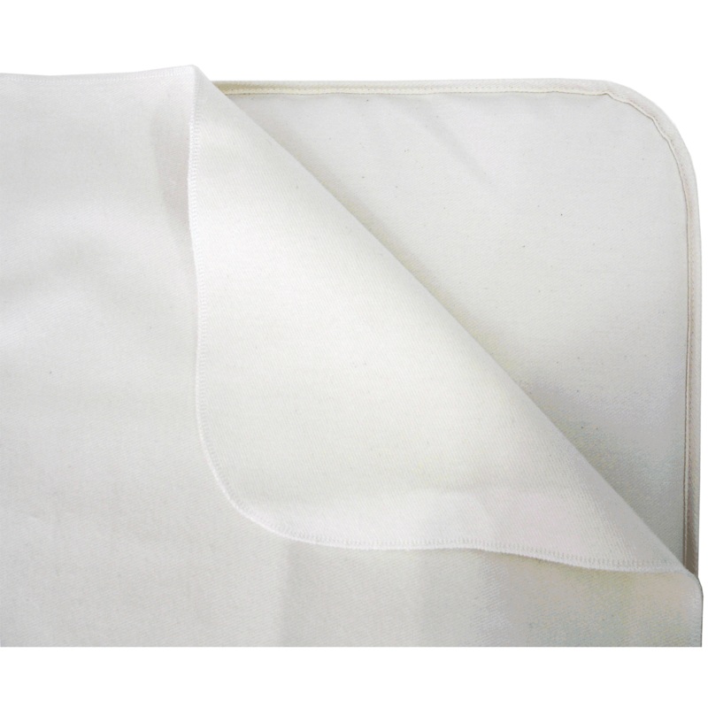 Naturepedic Waterproof Organic Cotton Flat Protector Pad for Crib Mattress – Natural