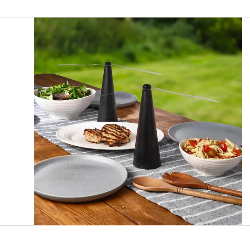 New Viral Trend Elements Bug Repelling Fans, Set of 2 Black