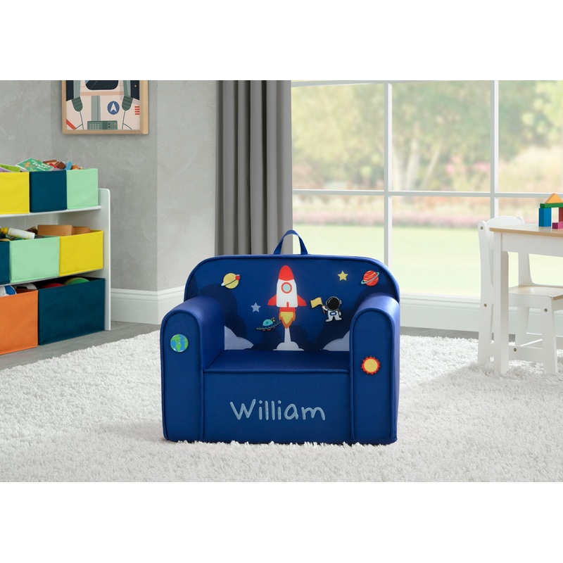 Personalized Mix & Match Cozee Kids Chair with Interchangeable Patches