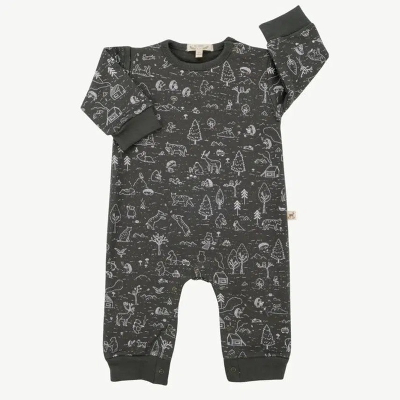 Red Caribou – Organic Pima Cotton French Terry Jumpsuit – The Story