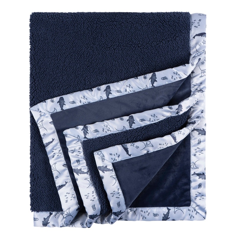 Coastal Calm Plush Blanket