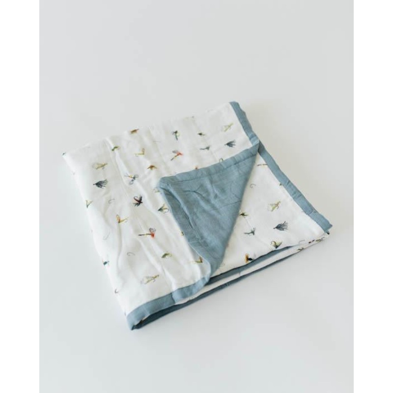 Little Unicorn Deluxe Muslin Quilt – Gone Fishing