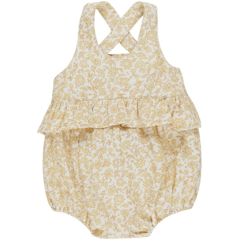 Quincy Mae Penny Romper || Dahlia