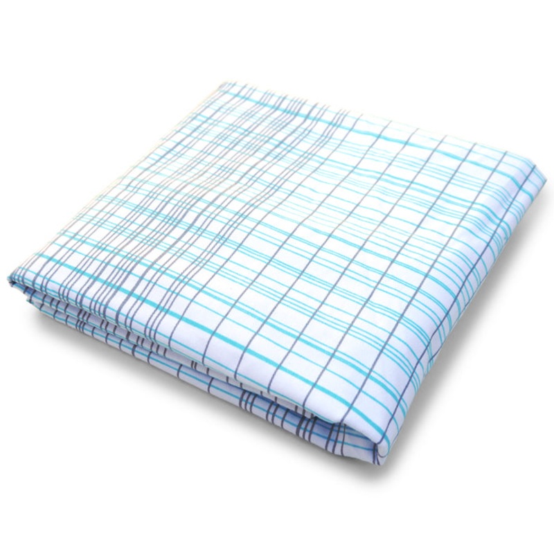 Spot On Square Hashtag Organic Fitted Crib Sheet – Blue