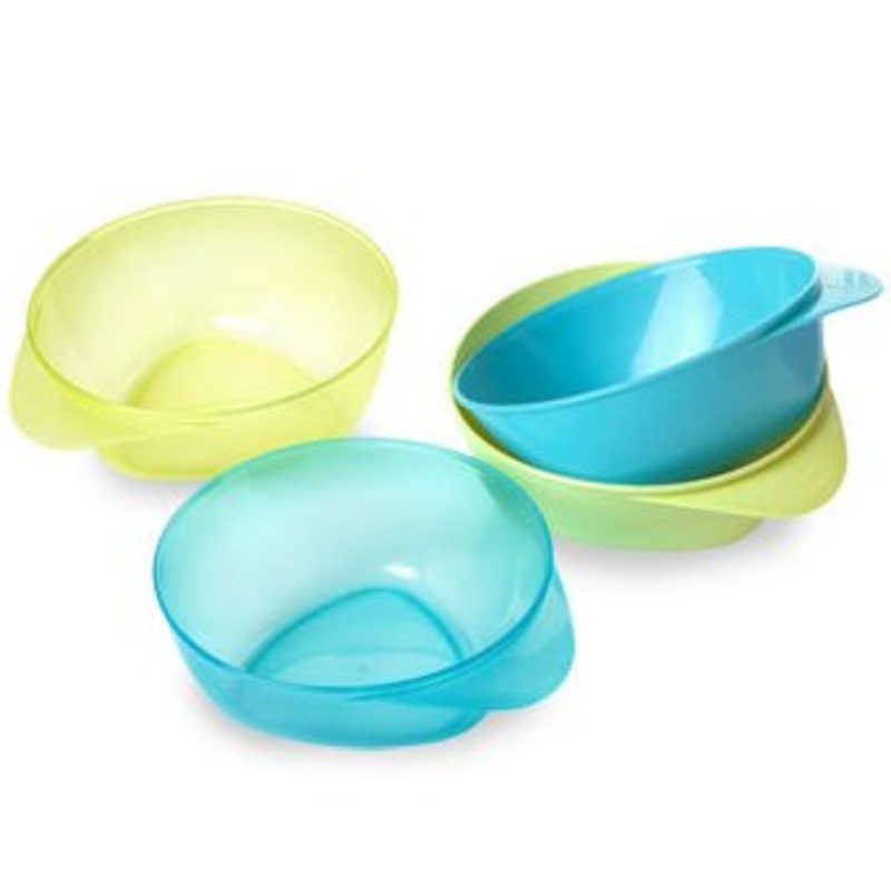 Tommee Tippee Easy Scoop Feeding Bowls – 4 Pack (Colors Vary)