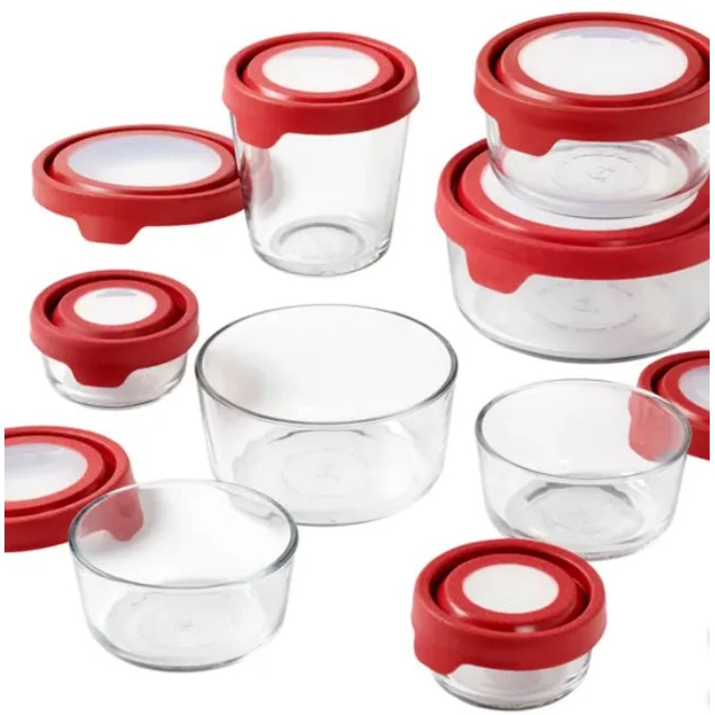 16PC TrueSeal Glass Food Storage Set