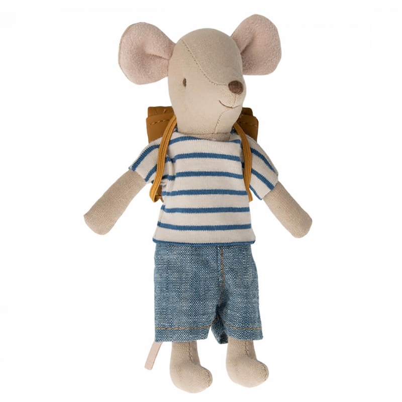 Big Brother Tricycle Mouse Doll with Bag