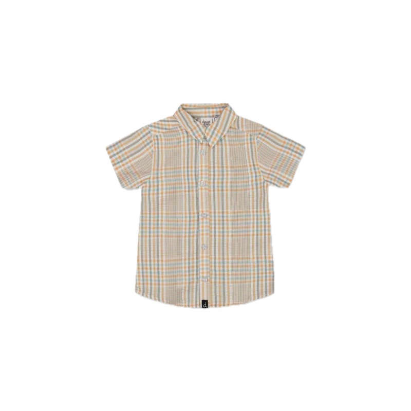 Deux Par Deux Plaid Button Up Shirt – Sage + Sand