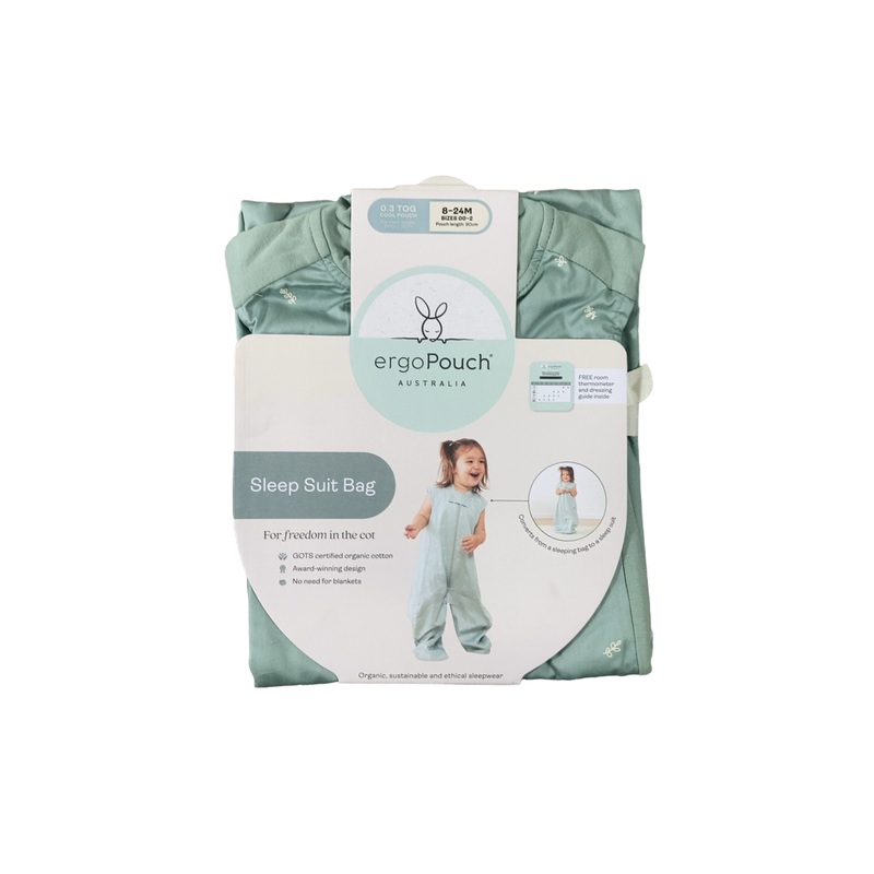 ErgoPouch Sleep Suit Bag .3 TOG, 8-24 months, Sage