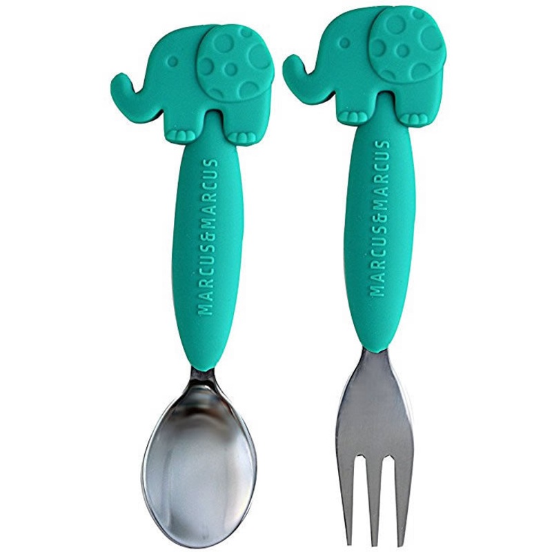 Marcus & Marcus Fork & Spoon Set – Ollie the Elephant