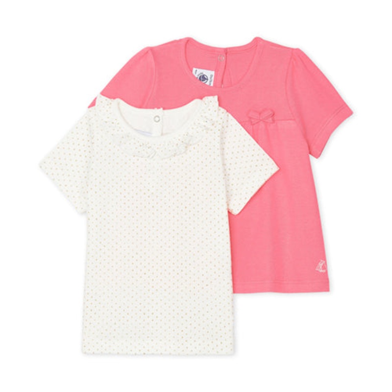 Petit Bateau 2pk Tshirts – Pink