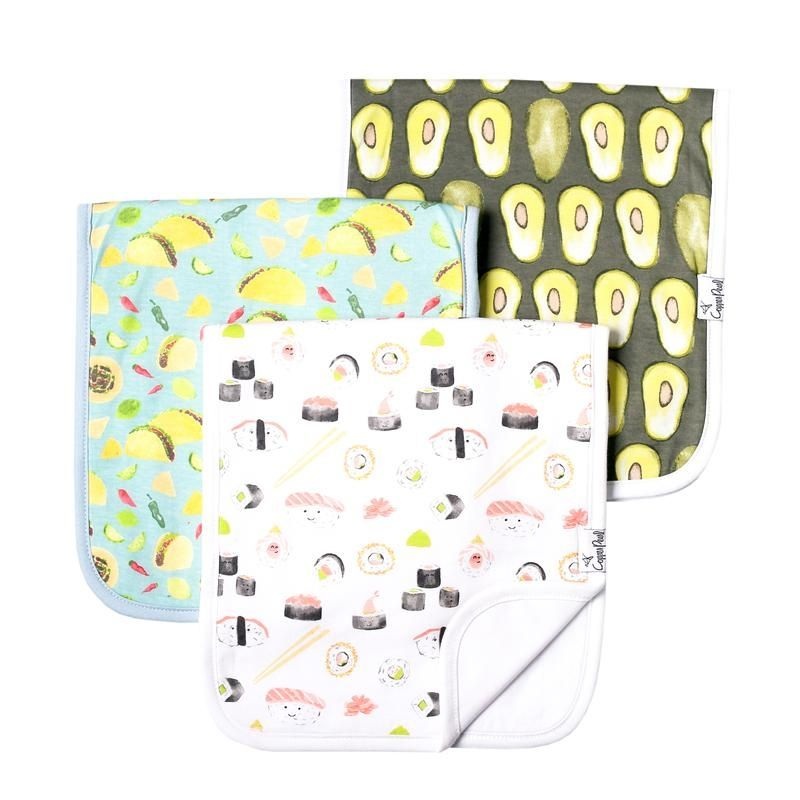 Premium Burp Cloths – 3 Pack