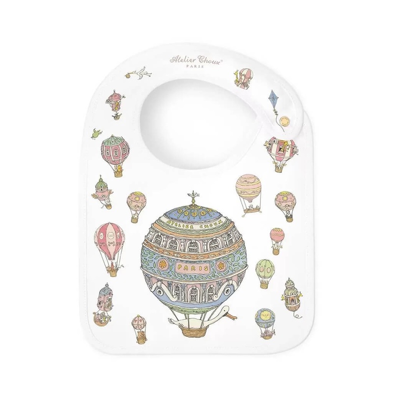 Satin Bib Hot Air Balloons