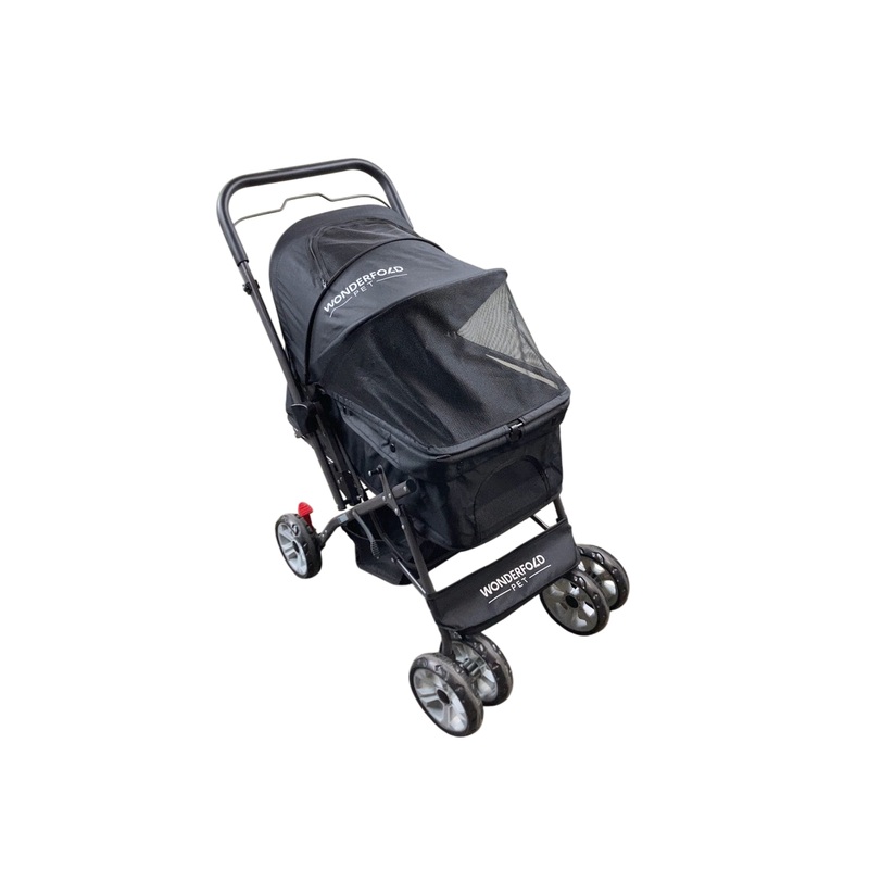 Wonderfold Pet Stroller, Jet Black