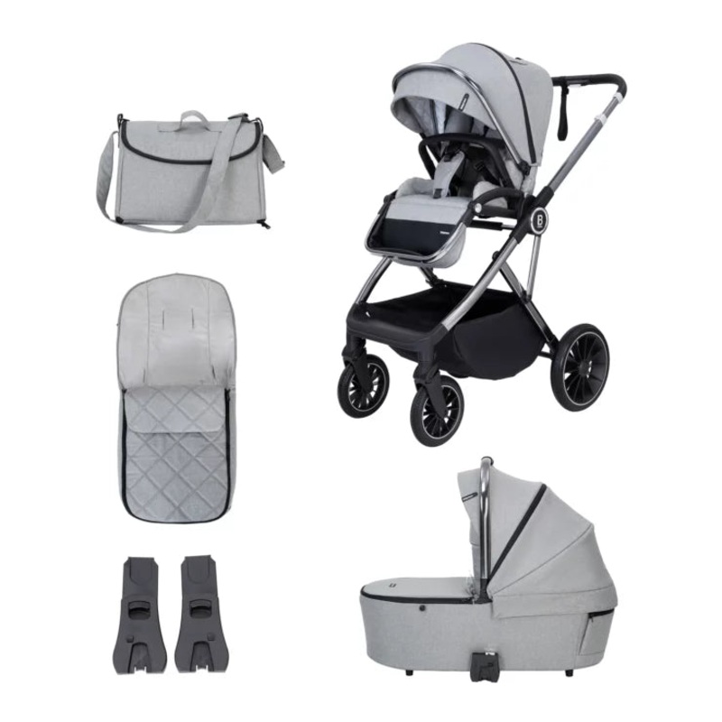 Chia Pram Pushchair  Pearl Grey