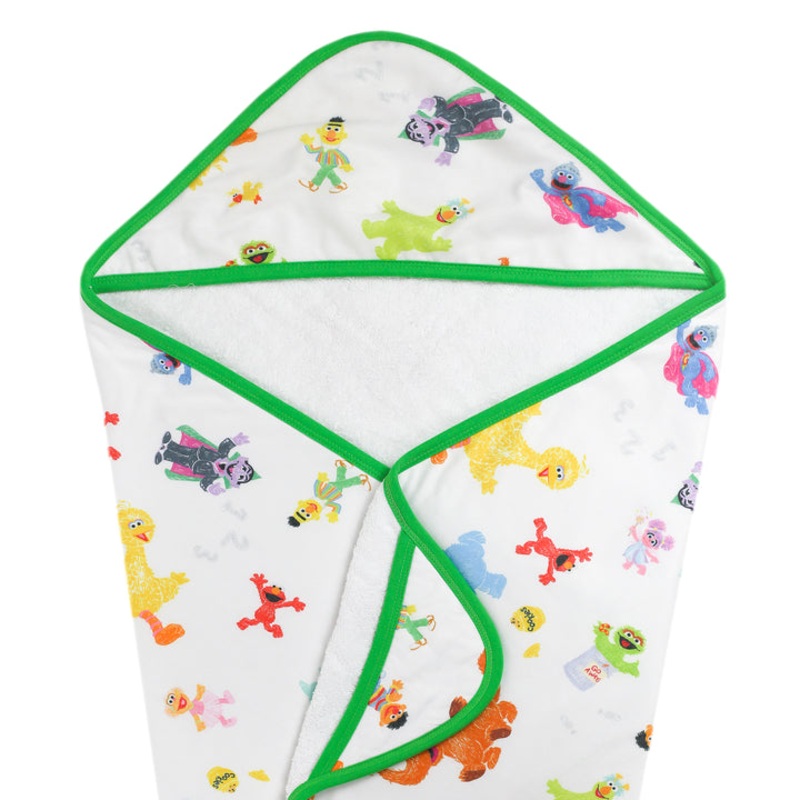 Copper Pearl Premium Knit  Hooded Towel | Sesame Friends
